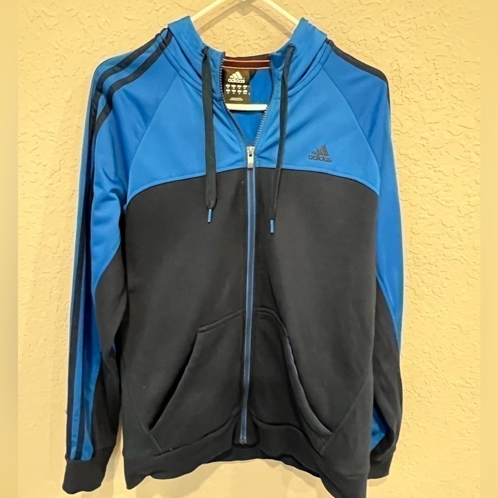 Adidas full zip tracksuit hoodie for men’s